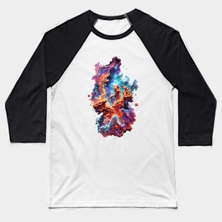 Cosmic Ballet: Nebula's Elegance in Pillars of Creation - cosmic Baseball T-Shirt